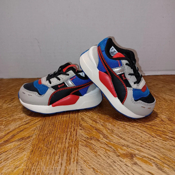 PUMA Toddler Boys Kids RS - 0 Running System 374420-01 Sneakers Size-5C. Gently - Picture 1 of 11
